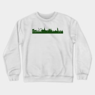 VIENNA skyline in forest green Crewneck Sweatshirt